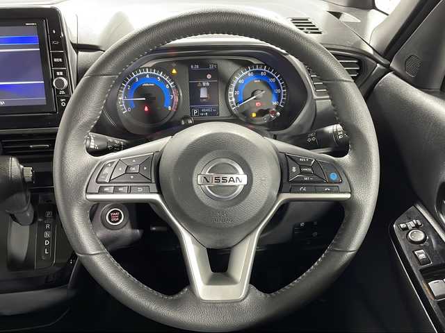 日産 ルークス HWS Gターボ プロパイロットED 広島県 2020(令2)年 4.7万km ブラック 純正９型ナビ/アラウンドビューモニター/レーダークルーズコントロール/両側パワースライドドア/オートマチックハイビーム/ドラレコ/コーナーセンサー/踏み間違い防止/衝突軽減/レーンキープ/フォグランプ/LEDヘッドライト/ETC/純正15インチアルミホイール(165/55/R15)/エアバッグ(運転席/助手席/サイド/カーテン)