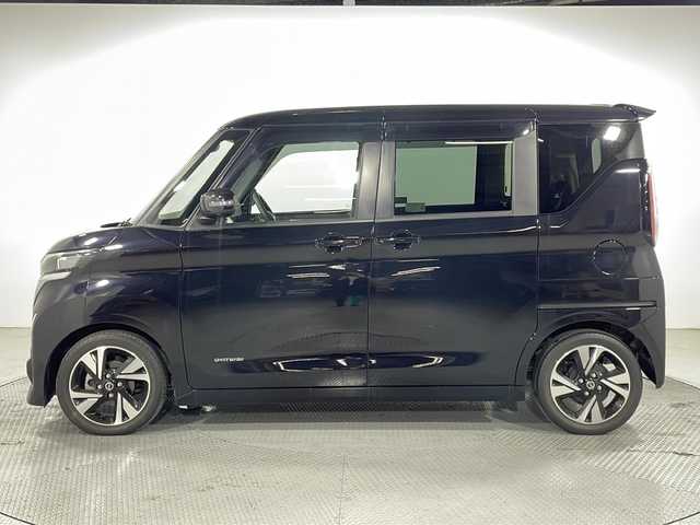 日産 ルークス HWS Gターボ プロパイロットED 広島県 2020(令2)年 4.7万km ブラック 純正９型ナビ/アラウンドビューモニター/レーダークルーズコントロール/両側パワースライドドア/オートマチックハイビーム/ドラレコ/コーナーセンサー/踏み間違い防止/衝突軽減/レーンキープ/フォグランプ/LEDヘッドライト/ETC/純正15インチアルミホイール(165/55/R15)/エアバッグ(運転席/助手席/サイド/カーテン)