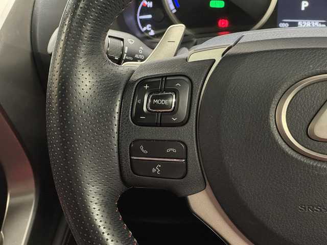 レクサス ＮＸ 300h Fスポーツ 三重県 2019(平31)年 5.3万km レッドマイカクリスタルシャイン ハイブリッド/FF/MTモード付フロアCVT/純正 10.3インチナビ/（AM/FM/CD/DVD/SDREC/SD/USB/Bluetooth/Miracast/AUX/TV）/【OP】パノラミックビューモニター/ドライブレコーダー 前方/ビルトインETC2.0/LEXUS Safety System＋/●プリクラッシュセーフティ/●レーンディパーチャーアラート/●アダプティブハイビームシステム/●レーダークルコン（全車速追従機能付）/・【OP】ブラインドスポットモニター＆リヤクロストラフィックアラート/・【OP】パーキングサポートブレーキ（静止物）/・タイヤ空気圧警告ディスプレイ表示/など/装備/・【OP】ムーンルーフ/・【OP】3眼LEDヘッドランプ/・【OP】本アルミオーナメントパネル（名栗調仕上げ・シルバー）/・ハンズフリーパワーバックドア/・Fスポーツ用本革スポーツシート（内装色：フレアレッド）/・シートヒーター＆ベンチレーション（D/N）/・ステアリングヒーター/・8wayパワーシート（Dランバーサポート付/N）/・AC100Vコンセント（100W）/・左右独立オートエアコン/・電子パーキングブレーキ＆ブレーキホールド/・純正18inAW/・保/取/ナビ取/・スマートキーx2/など