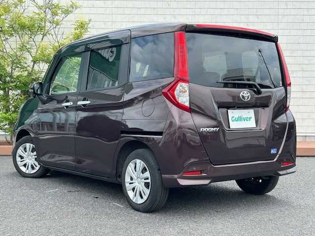トヨタ ルーミー G－T 茨城県 2021(令3)年 2.3万km プラムブラウンパールクリスタルシャイン 純正ディーラーナビ/AM/FM/CD/フルセグTV/SD/BT/バックカメラ/前後ドライブレコーダー/前後コーナーセンサー/横滑り防止装置/レーンキープアシスト/盗難防止装置/パーキングアシスト/両側パワースライドドア/LEDオートライト/シートヒーター/アイドリングストップ/ステアリングリモコン/USBポート/スマートキー/プッシュスタート