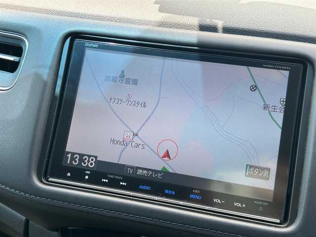 ホンダ ヴェゼル ハイブリッド 大阪府 2016(平28)年 5.2万km クリスタルブラックパール 純正ナビ /バックカメラ /フルセグTV /  ETC/BT/USB/AUX/HDMI/CD/DVD /前後ドライブレコーダー /前席シートヒーター /追従走行ありクルーズコントロール /純正フロアマット /LED /ルーフレール/純正17インチアルミホイール/レーンアシスト/衝突軽減システム/スマートキー/プッシュスタート/取扱説明書有り