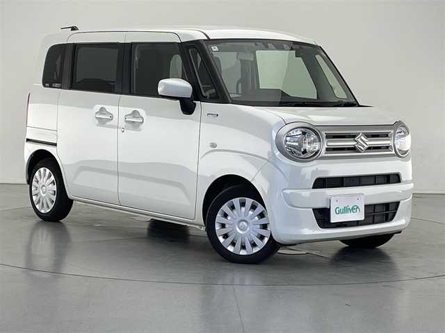 スズキ ワゴンＲ スマイル HYBRID S 長崎県 2022(令4)年 2.8万km ピュアホワイトP 8インチナビ/BLuetooth/ドライブレコーダー/ETS搭載/純正８インチナビ/運転席シートヒーター/オートハイビーム/純正ホイール/純正フロアマット/スマートキー/プッシュスタート/両側ワンタッチパワースライドドア