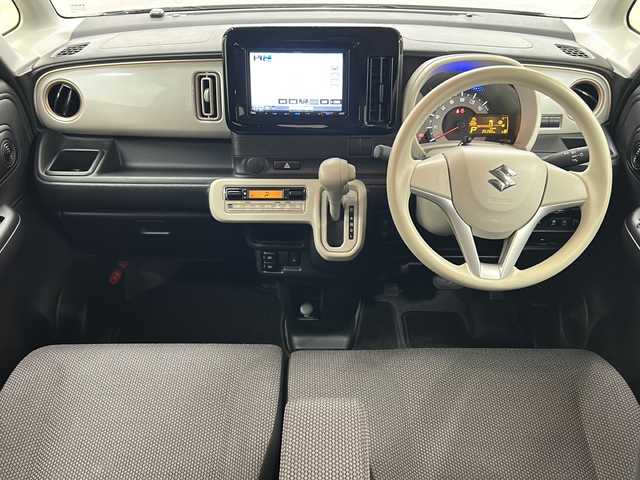 スズキ ワゴンＲ スマイル HYBRID S 長崎県 2022(令4)年 2.8万km ピュアホワイトP 純正8インチナビ(SKX-S806）/・フルセグ/・DVD/・Bluetooth/セーフティサポート/・レーンディパーチャーアラート/・誤発信抑制/・コーナーセンサー/両側パワースライド/ドライブレコーダー/ETS搭載/運転席シートヒーター/シートリフター/電格ミラー/オートハイビーム/純正フロアマット/スマートキー/プッシュスタート/オートライト/アイドリングストップ