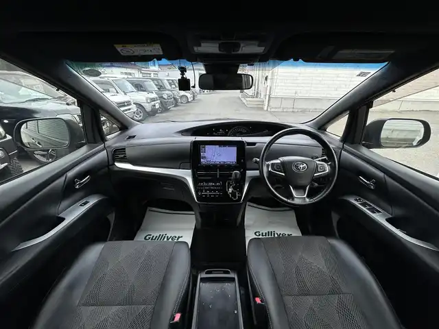 トヨタ エスティマ アエラス プレミアム 山形県 2016(平28)年 11.6万km ブラック 4WD/寒冷地仕様/純正9インチナビ/フルセグTV/FM/AM/CD/DVD/SD/Bluetooth/プッシュスタート/両側パワースライドア/クルーズコントロール/横滑り防止装置/衝突軽減ブレーキ/AUTOライト/ダブルエアバック/純正バイザー/純正マット/ドライブレコーダー