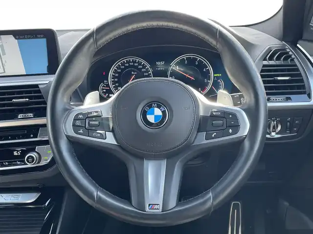 ＢＭＷ Ｘ３ xDrive20d Mスポーツ 東京都 2018(平30)年 4.8万km アルピンホワイトⅢ 純正ナビ/フルセグTV/CD/DVD再生/Bluetooth接続/全周囲モニター/ワンオーナー/スマートキー/プッシュスタート/パドルシフト/アダプティブクルーズコントロール/ETC/電動パワーシート/シートヒーター/ハーフレザーシート/パワーゲート/純正LEDヘッドライト/オートライト/オートハイビーム/ヘッドアップディスプレイ/ディスプレイキー/ワイヤレス充電