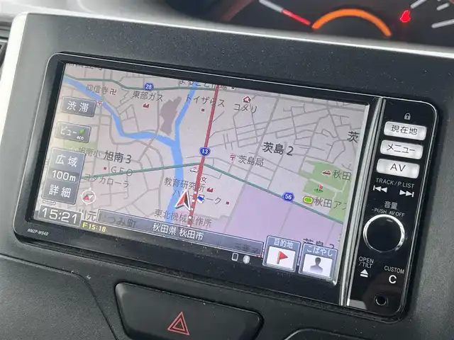 ダイハツ タント G SA 秋田県 2013(平25)年 11.5万km ブラックマイカメタリック ４WD/両側パワースライドドア/純正メモリナビ（DVD/CD再生可能）/フルセグ/バックカメラ/社外１４インチアルミ（冬タイヤ装着）/スマートキー/アイドリングストップ/プッシュスタート/ステアリングスイッチ/純正フロアマット/純正ドアバイザー/オートライト/オートエアコン/パワーステアリング/パワーウィンドウ/ヘッドライトレベライザー/横滑り防止/盗難防止装置/寒冷地仕様/電動格納ウィンカーミラー/保証書/取扱説明書/記録簿/スペアキー×１