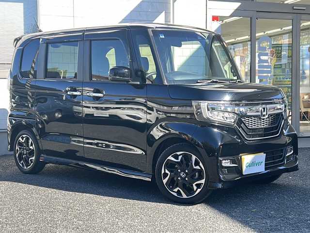 ホンダ Ｎ ＢＯＸ 埼玉県 2019(平31)年 5万km クリスタルブラックパール 純正ナビ　/(FM/AM/フルセグ/DVD/CD/SD/iPod/Bluetooth/USB)/ETC　/ドラレコ /バックカメラ/両側スライド　/プッシュスタート　/ステアリングスイッチ　/レーンキープ　/PCS　/TRC　/Pミラー　/クルコン追　/オートライト　/サンシェード　/ドアバイザー　/純正フロア　/パドルシフト　/ISOFIX　/LEDライト/スマートキー/スペアキー１本