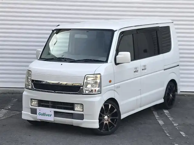 スズキ エブリィ ワゴン PZターボ 和歌山県 2009(平21)年 13万km パールホワイト 社外7V型SDナビ(SPH-DA99)/ BT/TV/CD/DVD/AM/FM/RS-R車高調整サス/社外１６インチホイール/HIDヘッドライト/フロントフォグランプ/片側パワースライドドア/ドアバイザー/パワーステアリング/パワーウィンドウ/Wエアバッグ/社外ETC車載器/取扱説明書/保証書