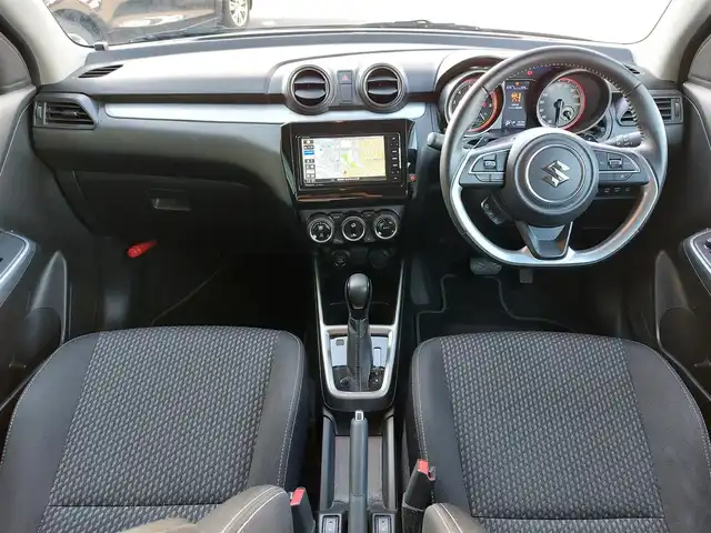 スズキ スイフト HYBRID RS 東京都 2018(平30)年 4.4万km スピーディーブルーM 寒冷地仕様/セーフティサポート/デュアルカメラブレーキサポート/レーンアシスト/レーダークルーズコントロール/純正SDナビ/CD/DVD/BT/AM/FM/TV/全周囲カメラ/前席シートヒーター/カーメイトエンジンスターター