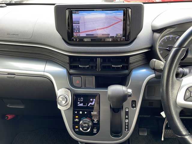 スバル ステラ カスタム RS スマートアシスト 道東・釧路十勝 2015(平27)年 9.6万km ファイアークォーツレッドM 4WD/ターボ/社外メモリナビ　AVIC-RZ09/　(CD/DVD/Bluetooth)/フルセグTV/衝突軽減ブレーキ/横滑り防止機能/ETC/スマートキー/プッシュスタート/エコアイドル/LEDヘッドライト/LEDフォグランプ/15インチアルミ