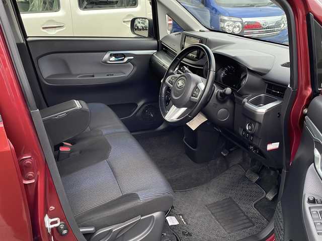 スバル ステラ カスタム RS スマートアシスト 道東・釧路十勝 2015(平27)年 9.6万km ファイアークォーツレッドM 4WD/ターボ/社外メモリナビ　AVIC-RZ09/　(CD/DVD/Bluetooth)/フルセグTV/衝突軽減ブレーキ/横滑り防止機能/ETC/スマートキー/プッシュスタート/エコアイドル/LEDヘッドライト/LEDフォグランプ/15インチアルミ