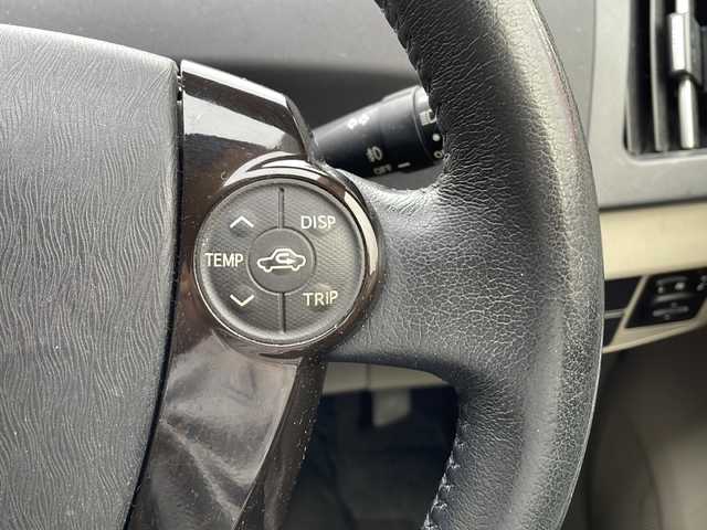 トヨタ プリウス S　マイコーデ 鳥取県 2014(平26)年 18.2万km ディープアメジストマイカメタリック スマートキー/レザーシート/木目調インパネ/社外GPSレーダー/社外メモリナビ/フルセグ・Bluetooth/バックカメラ/革巻ステアリング/オートエアコン/オートライト/キセノン/フォグ/純正AWラジアル4本積込/ビルトインETC/保証書・取説