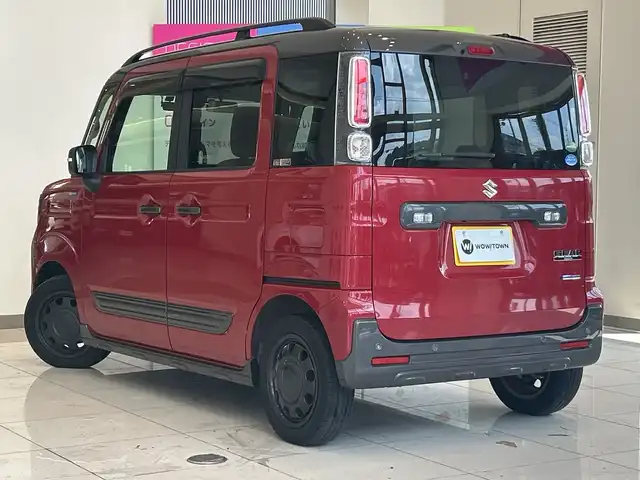 スズキ スペーシア ギア HYBRID XZ 埼玉県 2019(平31)年 4.9万km フェニックスレッドパール/ガンメタリック2トーンルーフ 衝突軽減システム/8インチナビ/　　CD/DVD/BT/フルセグTV/バックカメラ/両側パワースライドドア/LEDヘッドライト/オートマチックハイビーム/シートヒーター/ルーフレール/ドライブレコーダー/ステアリングスイッチ/プッシュスタート/ETC/禁煙車