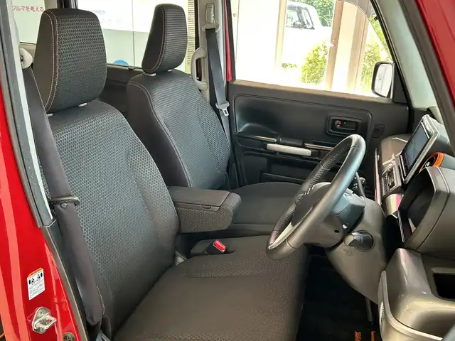 スズキ スペーシア ギア HYBRID XZ 埼玉県 2019(平31)年 4.9万km フェニックスレッドパール/ガンメタリック2トーンルーフ 衝突軽減システム/8インチナビ/　　CD/DVD/BT/フルセグTV/バックカメラ/両側パワースライドドア/LEDヘッドライト/オートマチックハイビーム/シートヒーター/ルーフレール/ドライブレコーダー/ステアリングスイッチ/プッシュスタート/ETC/禁煙車