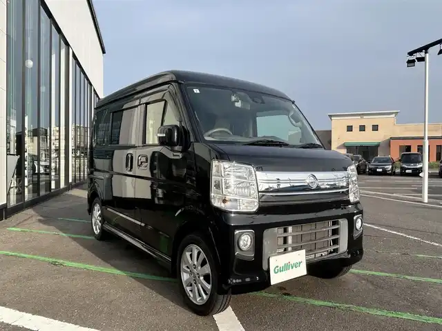 日産 ＮＶ１００クリッパー リオ 長崎県 2015(平27)年 2.4万km ブルーイッシュブラック /純正ナビ/バックカメラ/（AM/FM/CD/Bluetooth/フルセグTV）//社外ドライブレコーダー//オートステップ//両側パワースライドドア//HIDヘッドライト//フォグライト//インテリジェントキー//保証書