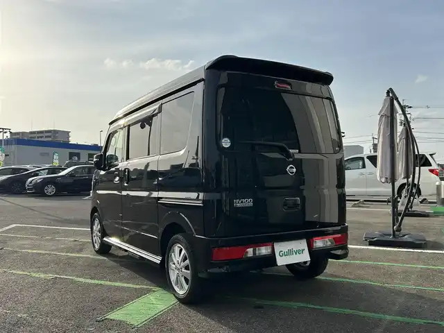 日産 ＮＶ１００クリッパー リオ 長崎県 2015(平27)年 2.4万km ブルーイッシュブラック /純正ナビ/バックカメラ/（AM/FM/CD/Bluetooth/フルセグTV）//社外ドライブレコーダー//オートステップ//両側パワースライドドア//HIDヘッドライト//フォグライト//インテリジェントキー//保証書