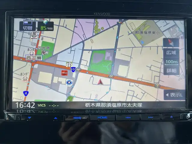 ダイハツ トール カスタムG SAⅡ 栃木県 2018(平30)年 7.1万km 緑 エマージェンシーブレーキ/kenwood社外ナビ/ワンセグテレビ/アラウンドビューモニター/ETC/アイドリングストップ/スマートキー/LEDオートライト/純正アルミホイール/コーナーセンサー/プッシュスタート/ドアバイザー/横滑り防止装置/スタッドレスタイヤ