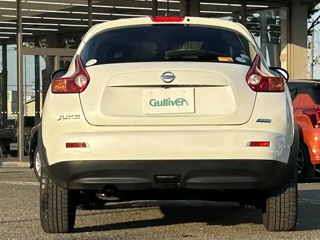 日産 ジューク 15RS タイプV 宮城県 2014(平26)年 6.9万km ブリリアントホワイトパール 純正ディーラーオプションナビ/フルセグTV/FM・AM/CD・DVD/SD/Bluetooth/ipod/USB//HDMI/AUX/BLONKS製アルミホイール16インチ/KENWOOD製ドラレコ前/純正フロアマット/ETC/バックカメラ/横滑り防止/リモコンキー/ハロゲンランプ