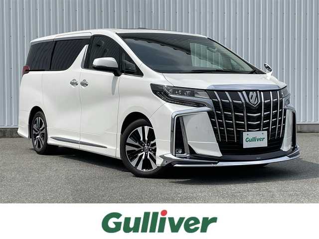 トヨタ アルファード S Cパッケージ 福岡県 2020(令2)年 2.4万km ホワイトパールクリスタルシャイン モデリスタエアロ/マフラー/ツインムーンルーフ/純正12.1インチフリップダウンモニター/メーカー純正９インチディスプレイオーディオナビ/フルセグTV/CD/DVD/BT/AM/FM/applecarplay/androidauto/バックカメラ/黒革シート/シートメモリー/前席パワーシート/前席シートヒーター/ベンチレーション/ステアリングヒーター/ＰＣＳ/PKSB/LTA/レーダークルーズコントロール/クリアランスソナー/両側パワースライドドア/パワーバックドア/デジタルインナーミラー/スマートキー/プッシュスタート/電動パーキング/ブレーキホールド/三眼LED/LEDフォグ/ビルトインETC2.0/AC100V/オットマン/純正アルミ