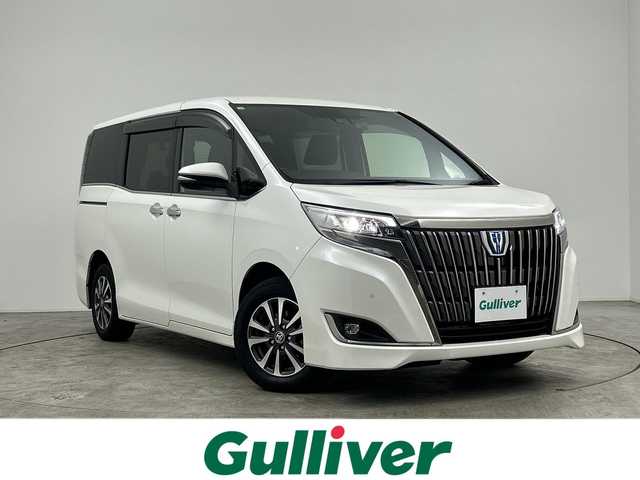 トヨタ エスクァイア ハイブリッド Gi プレミアムパッケージ ブラックテーラード 三重県 2020(令2)年 4.2万km ホワイトパールクリスタルシャイン 禁煙車　/純正９型ナビ/CD/DVD/BT/MSV/フルセグTV　/１２．１型フリップダウンモニター　/両側パワースライドドア　/ＥＴＣ　/クリアランスソナー　/前後ドライブレコーダー　/シートヒーター　/バックカメラ　/トヨタセーフティセンス　/ハーフレザーシート/クルーズコントロール/ステアリングリモコン/ステアリングヒーター/スマートキー