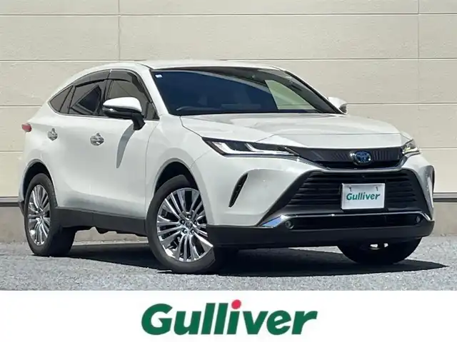 トヨタ ハリアー ハイブリッド Z レザーパッケージ 茨城県 2020(令2)年 7.4万km ホワイトパールクリスタルシャイン 純正ナビ/全周囲カメラ/フルセグTV/ドライブレコーダー/コーナーセンサー前後/レーンアシスト/電動リアゲート/パワーシートD＋N席/エアーシート/シートヒーター/純正フロアマット/純正LEDヘッドライト/HUD/ETC2.0