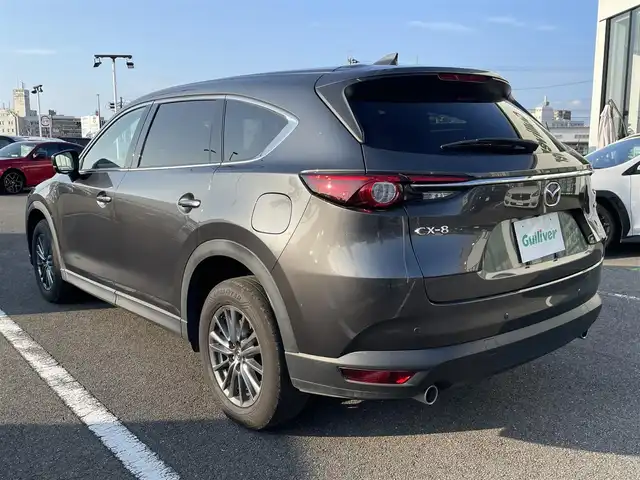 マツダ ＣＸ－８ 25S スマートエディション 長崎県 2020(令2)年 6.6万km マシーングレープレミアムM 全方位カメラ/純正ナビ/衝突軽減ブレーキ/レーンキープアシスト/レーダークルーズコントロール/オートライト/LEDヘッドライト/スペアキー/ブラインドスポットモニター/クリアランスソナー/アイドリングストップ/純正ドライブレコーダー/ETC/新車保証書/取扱説明書