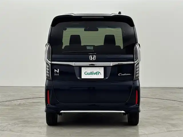 ホンダ Ｎ ＢＯＸ カスタム L ターボ 福岡県 2022(令4)年 1.9万km ミッドナイトブルービームM 純正ナビ／フルセグＴＶ／ＢＴ　/前後ドライブレコーダー　/両側パワースライドドア　/クルーズコントロール/衝突被害軽減システム　/レーンキープ　/コーナーセンサー　/横滑り防止　/シートヒーター　/パドルシフト　/純正１５インチＡＷ　/ＬＥＤ