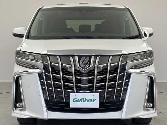 トヨタ アルファード S Cパッケージ 茨城県 2019(令1)年 4.9万km ホワイトパールクリスタルシャイン サンルーフ　後席モニター　純正１０型ナビ　バックモニター　フルセグＴＶ　デジタルインナーミラー　シートヒーター　ビルトインＥＴＣ　追従クルコン　両側電動スライドドア　電動リアゲート　ＬＥＤライト