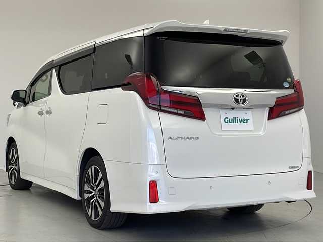トヨタ アルファード S Cパッケージ 茨城県 2019(令1)年 4.9万km ホワイトパールクリスタルシャイン サンルーフ　後席モニター　純正１０型ナビ　バックモニター　フルセグＴＶ　デジタルインナーミラー　シートヒーター　ビルトインＥＴＣ　追従クルコン　両側電動スライドドア　電動リアゲート　ＬＥＤライト