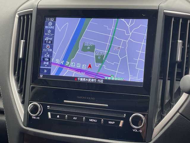 スバル フォレスター ハイブリッド アドバンス 千葉県 2019(平31)年 3.5万km クリスタルホワイトP 純正ナビ/　CD/DVD/Bluetooth/フルセグTV/Apple car play/ダイヤトーンサウンド/サンルーフ/アイサイト/レーダークルーズコントロール/レーンキープアシスト/衝突軽減ブレーキ/クリアランスソナー/ブラインドスポットモニター/ドライバーモニタリングシステム/F/S/Rカメラ/電動パーキング/オートホールド/オートハイビーム/茶革シート/シートヒーター/パワーシート（前席）/メモリーシート（運転席）/ステアリングヒーター/パワーバックドア/デジタルインナーミラー/ルーフレール/ETC/前後ドラレコ/LEDライト/フォグランプ/フロアマット/ドアバイザー