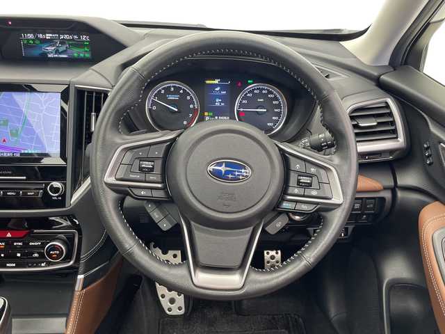 スバル フォレスター ハイブリッド アドバンス 千葉県 2019(平31)年 3.5万km クリスタルホワイトP 純正ナビ/　CD/DVD/Bluetooth/フルセグTV/Apple car play/ダイヤトーンサウンド/サンルーフ/アイサイト/レーダークルーズコントロール/レーンキープアシスト/衝突軽減ブレーキ/クリアランスソナー/ブラインドスポットモニター/ドライバーモニタリングシステム/F/S/Rカメラ/電動パーキング/オートホールド/オートハイビーム/茶革シート/シートヒーター/パワーシート（前席）/メモリーシート（運転席）/ステアリングヒーター/パワーバックドア/デジタルインナーミラー/ルーフレール/ETC/前後ドラレコ/LEDライト/フォグランプ/フロアマット/ドアバイザー