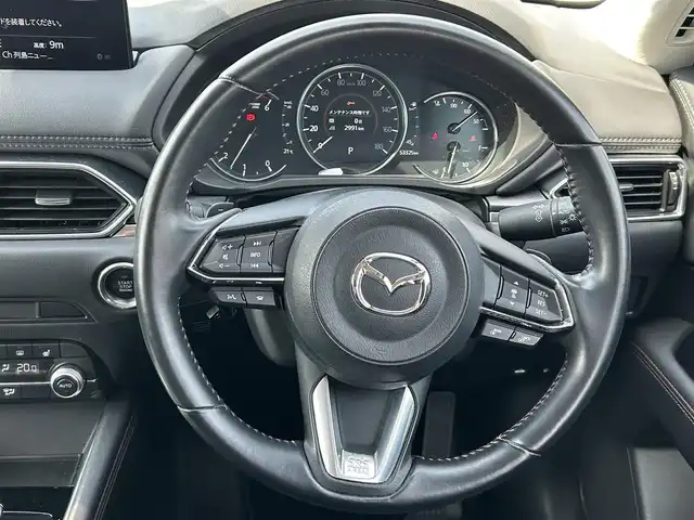 マツダ ＣＸ－５ XD ブラックトーンエディション 岡山県 2021(令3)年 5.4万km ジェットブラックマイカ 〇純正10.25インチナビ/〇フルセグTV/〇バックカメラ/〇360°ビューモニター/〇ETC/〇ドライブレコーダー/〇ターボ/〇アドバンスドスマートシティブレーキ/〇レーダークルーズコントロール/〇ブラインドスポットモニター/〇LEDヘッドランプ/〇左右独立オートライト/〇フォグランプ/〇純正19インチアルミ/〇パワーバックドア/〇革巻きステアリング/〇パドルシフト/〇ステアリングヒーター/〇パワーシート/〇シートヒーター/〇ハーフレザーシート/〇アドバンスドキーレス