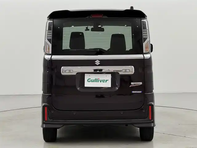 スズキ スペーシア カスタム HYBRID XS 福岡県 2020(令2)年 5.6万km ムーンライトバイオレットPM 純正８型ナビ／フルセグＴＶ　/バックカメラ　/前後ドラレコ　/コーナーセンサー　/衝突軽減ブレーキ　/レーンキープ　/アイドリングストップ　/両側電動スライドドア　/シートヒーター　/ハーフレザーシート　/純正１５インチＡＷ