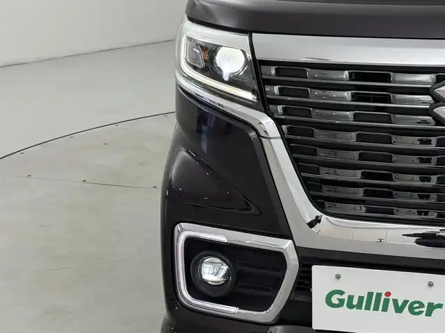 スズキ スペーシア カスタム HYBRID XS 福岡県 2020(令2)年 5.6万km ムーンライトバイオレットPM 純正８型ナビ／フルセグＴＶ　/バックカメラ　/前後ドラレコ　/コーナーセンサー　/衝突軽減ブレーキ　/レーンキープ　/アイドリングストップ　/両側電動スライドドア　/シートヒーター　/ハーフレザーシート　/純正１５インチＡＷ