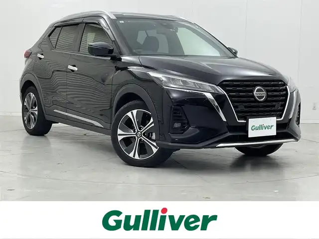 日産 キックス X 茨城県 2021(令3)年 2.2万km ピュアブラック 純正ナビ［MM521D-L］/フルセグ再生可/アラウンドビューモニター/プロパイロット/レーダークルーズコントロール/純正ビルトインETC/ドライブレコーダー