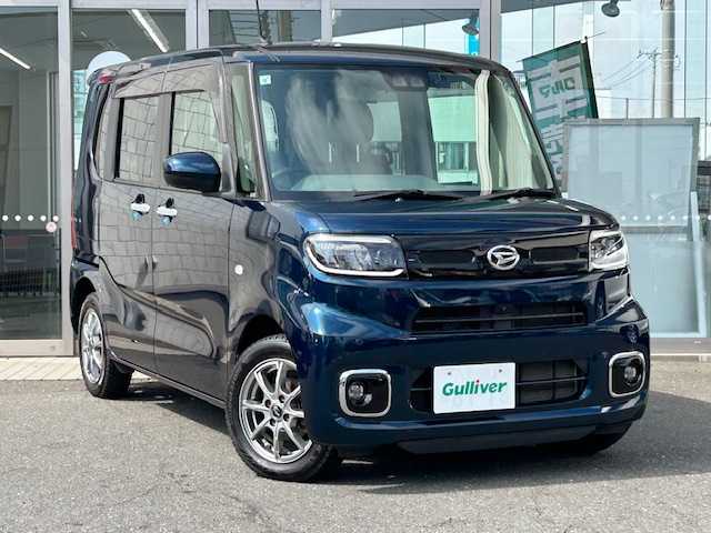 ダイハツ タント X 青森県 2019(令1)年 3.8万km レーザーブルークリスタルシャイン ワンオーナー/衝突被害軽減ブレーキ/LEDヘッドライト/LEDフォグライト/オートライト/全方位カメラ/純正ナビ(ワンセグ/CD/DVD/ラジオ)/前席シートヒーター/コーナーセンサー/スペアキー/ドライブレコーダー(前方)/左側パワースライドドア/横滑り防止装置/電動格納ミラー/プッシュスタート/新車時保証書/取扱説明書/社外14インチAW付き冬タイヤ積込み(155/65/14)