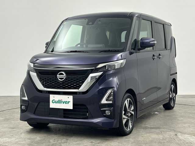 日産 ルークス HWS Gターボ プロパイロットED 三重県 2020(令2)年 2万km アメジストパープル 純正９型ナビ/・CD/DVD/フルセグ/Bluetooth/iPod/アラウンドビューモニター/プロパイロット/両側パワースライドドア/インテリジェントスマートルームミラー/レーダークルーズコントロール/前後ドラレコ/エマージェンシーブレーキ/純正ビルトインETC/オートライト/純正15インチアルミホイール