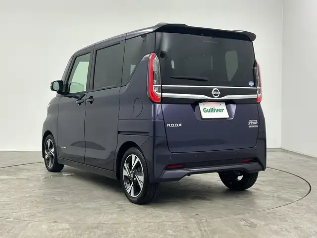 日産 ルークス HWS Gターボ プロパイロットED 三重県 2020(令2)年 2万km アメジストパープル 純正９型ナビ/・CD/DVD/フルセグ/Bluetooth/iPod/アラウンドビューモニター/プロパイロット/両側パワースライドドア/インテリジェントスマートルームミラー/レーダークルーズコントロール/前後ドラレコ/エマージェンシーブレーキ/純正ビルトインETC/オートライト/純正15インチアルミホイール