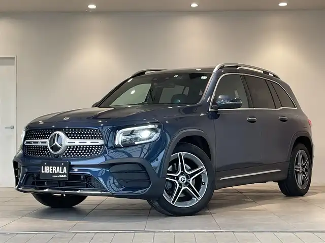 メルセデス・ベンツ Ｍ・ベンツ ＧＬＢ２００ｄ 4マチック AMGライン 愛知県 2022(令4)年 4.6万km デニムブルー パノラミックＳ／Ｒ　/ＭＢＵＸ　/３６０度カメラ　/Ｂｌｕｅｔｏｏｔｈ　/ＵＳＢ　/３６０度カメラ　/ＡＣＣ　/ＬＫＡ　/ＬＤＷ　/ＢＳＭ　/ドライブレコーダー　/ＤＳＲＣＥＴＣ　/アンビエントライト/プッシュスタート/アイドリングストップ/パワーバックドア