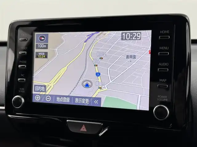 トヨタ ヤリスクロス ハイブリッド Z 福岡県 2021(令3)年 2.8万km ブラックマイカ 純正８型ＤＡナビ　/全方位カメラ　/ビルトインＥＴＣ　/前後ドラレコ　/レーダークルコン　/コーナーセンサー　/衝突被害軽減ブレーキ　/レーンキープ　/ＢＳＭ　/ＰＫＳＢ　/ハーフレザー　/シートヒーター　/パワーバックドア