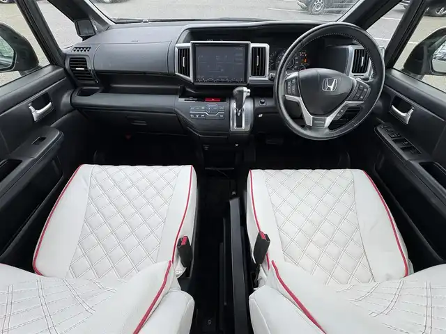 ホンダ ステップワゴン スパーダ Z クールスピリット 大分県 2013(平25)年 6.8万km プレミアムスパークルブラックパール ・8インチGナビ/・フルセグテレビ/・G後席モニター/・両側パワースライド/・パーキングセンサー/・ETC/・ドラレコ前後/・G17AW/・スマートキー