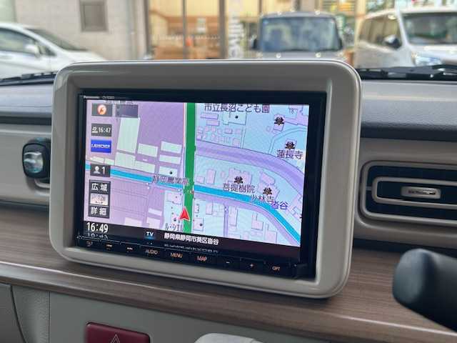 スズキ ラパン X 静岡県 2021(令3)年 3.8万km フレンチミントパールメタリック ワンオーナー/純正8インチナビ/フルセグTV/DVD/CD/SD/MSV/BT/全方位カメラ/衝突軽減ブレーキ/レーンキープアシスト/バックソナー/前席シートヒーター/HIDヘッドライト/純正14インチAW/スマートキー×2/保証書/取扱説明書/ナビ取扱説明書/R4/R5/R6点検記録簿有