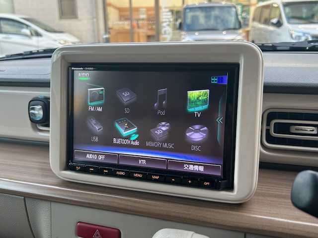 スズキ ラパン X 静岡県 2021(令3)年 3.8万km フレンチミントパールメタリック ワンオーナー/純正8インチナビ/フルセグTV/DVD/CD/SD/MSV/BT/全方位カメラ/衝突軽減ブレーキ/レーンキープアシスト/バックソナー/前席シートヒーター/HIDヘッドライト/純正14インチAW/スマートキー×2/保証書/取扱説明書/ナビ取扱説明書/R4/R5/R6点検記録簿有