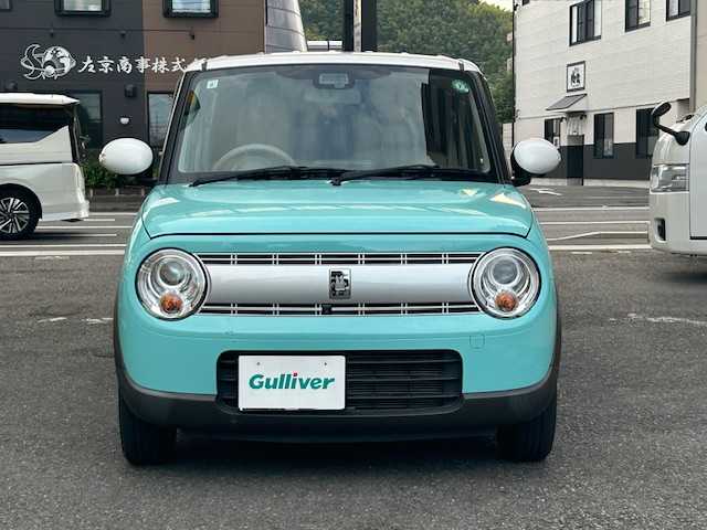 スズキ ラパン X 静岡県 2021(令3)年 3.8万km フレンチミントパールメタリック ワンオーナー/純正8インチナビ/フルセグTV/DVD/CD/SD/MSV/BT/全方位カメラ/衝突軽減ブレーキ/レーンキープアシスト/バックソナー/前席シートヒーター/HIDヘッドライト/純正14インチAW/スマートキー×2/保証書/取扱説明書/ナビ取扱説明書/R4/R5/R6点検記録簿有
