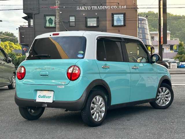 スズキ ラパン X 静岡県 2021(令3)年 3.8万km フレンチミントパールメタリック ワンオーナー/純正8インチナビ/フルセグTV/DVD/CD/SD/MSV/BT/全方位カメラ/衝突軽減ブレーキ/レーンキープアシスト/バックソナー/前席シートヒーター/HIDヘッドライト/純正14インチAW/スマートキー×2/保証書/取扱説明書/ナビ取扱説明書/R4/R5/R6点検記録簿有