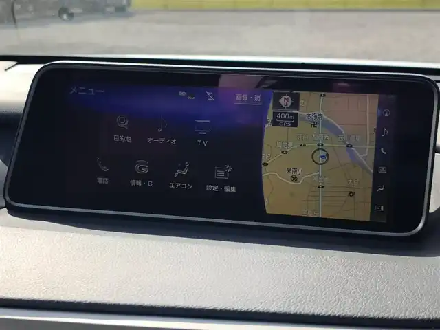レクサス ＲＸ 450h バージョンL 富山県 2018(平30)年 8.6万km ソニッククォーツ 4WD/ムーンルーフ/純正12.3型ナビ/フルセグTV/バックモニター/ビルトインETC2.0/レーダークルーズコントロール/クリアランスソナー/セーフティシステムプラス/・プリクラッシュセーフティシステム/・レーンキーピングアシスト/・オートマチックハイビーム/後方車両検知/ブラインドスポットモニター/3眼LEDヘッドランプ/本木製/革巻きコンビステアリング/セミアニリン革シート/前席パワーシート/前席シートヒーター/エアシート/純正20インチアルミホイール/スマートエントリー/スタートシステム/禁煙車