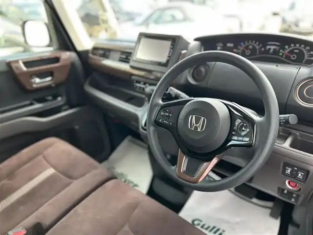ホンダ Ｎ ＢＯＸ G･L ホンダセンシング カッパーブラウンスタイル 香川県 2019(令1)年 3.7万km プラチナホワイトパール 純正SDナビ/フルセグ/CD/DVD/BT/バックカメラ/両側パワースライドドア/ホンダセンシング/レーダークルーズコントロール/レーンキープ/LEDヘッドライト/ビルトインETC