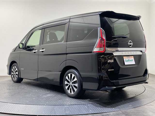 日産 セレナ 愛媛県 2019(令1)年 3.4万km ダイヤモンドブラック ８型ナビ/フルセグ／Ｂｌｕｅｔｏｏｔｈ／ＵＳＢ/全方位カメラ/ＡＬＰＩＮＥ後席モニター/衝突軽減ブレーキ/クルーズコントロール/ＥＴＣ/前方ドライブレコーダー/両側パワースライドドア/前後コーナーセンサー/LEDヘッドライト/パーキングアシスト