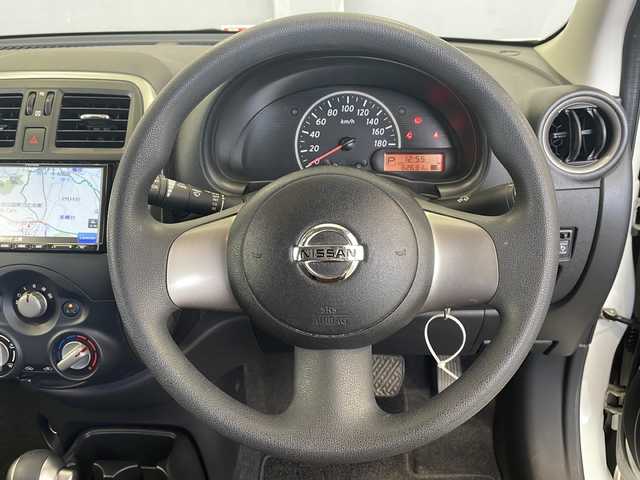 日産 マーチ 12S プラムインテリア 千葉県 2016(平28)年 6.3万km ブリリアントホワイトパール 社外メモリナビ【CN-E310D】/ワンセグTV/CD/Bluetooth/AM/FM/バックカメラ/ETC/前後ドラレコ/純正フロアマット/キーレス/保証書/取扱説明書