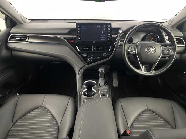 トヨタ カムリ WS 埼玉県 2023(令5)年 4.7万km プラチナホワイトパールマイカ トヨタセーフティセンス/JBLプレミアムサウンド/GRフルエアロ/GRマフラー/TEIN車高調/純正ディスプレイオーディオ/バックカメラ/前後ドライブレコーダー/ビルトインETC/ハーフレザーシート/前席シートヒーター/プッシュスタート/スマートキー/純正１８インチアルミホイール